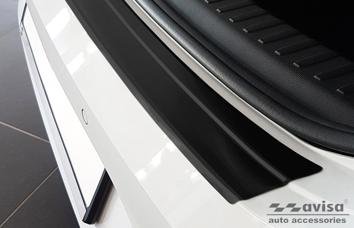 protector de parachoques trasero SEAT CUPRA LEON hatchback negro