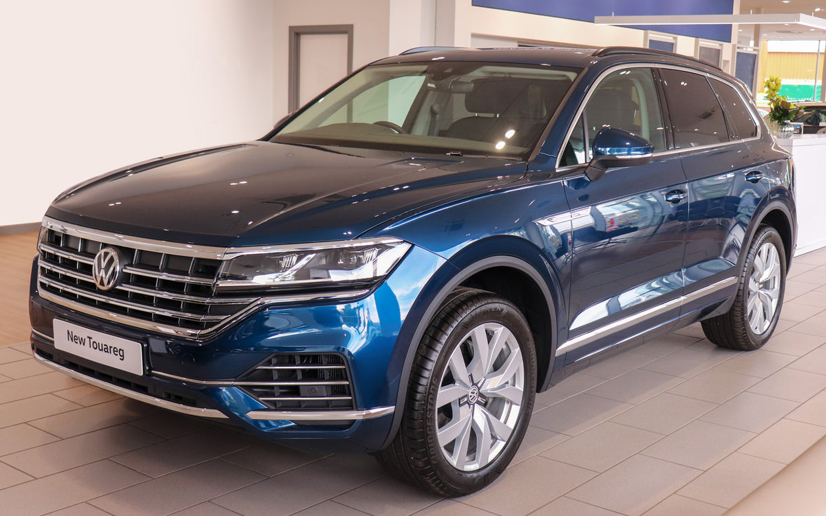 Protector umbral de puertas "Special Edition" VW TOUAREG plata satinado