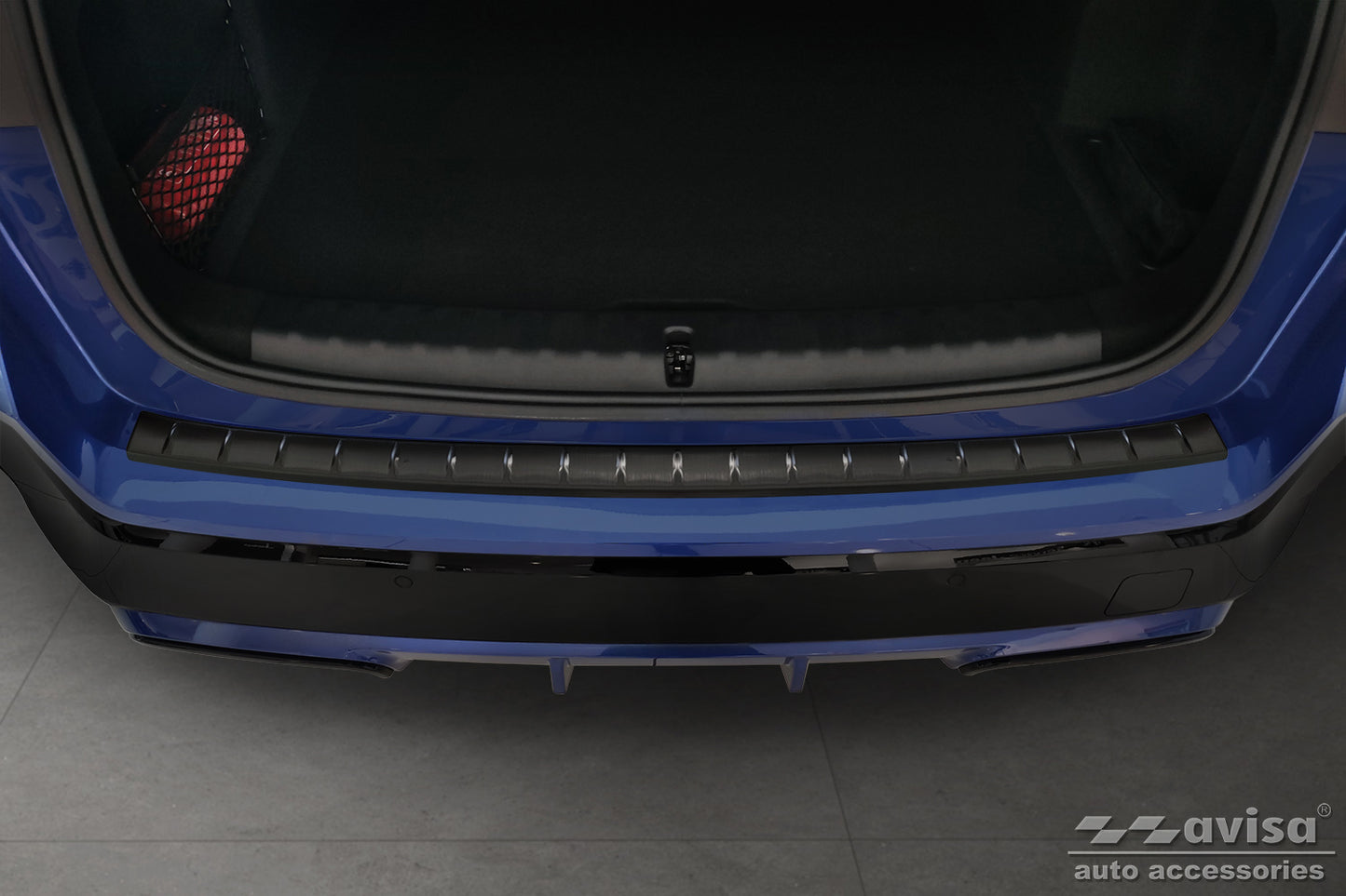 protector de parachoques trasero BMW X1 U11 negro