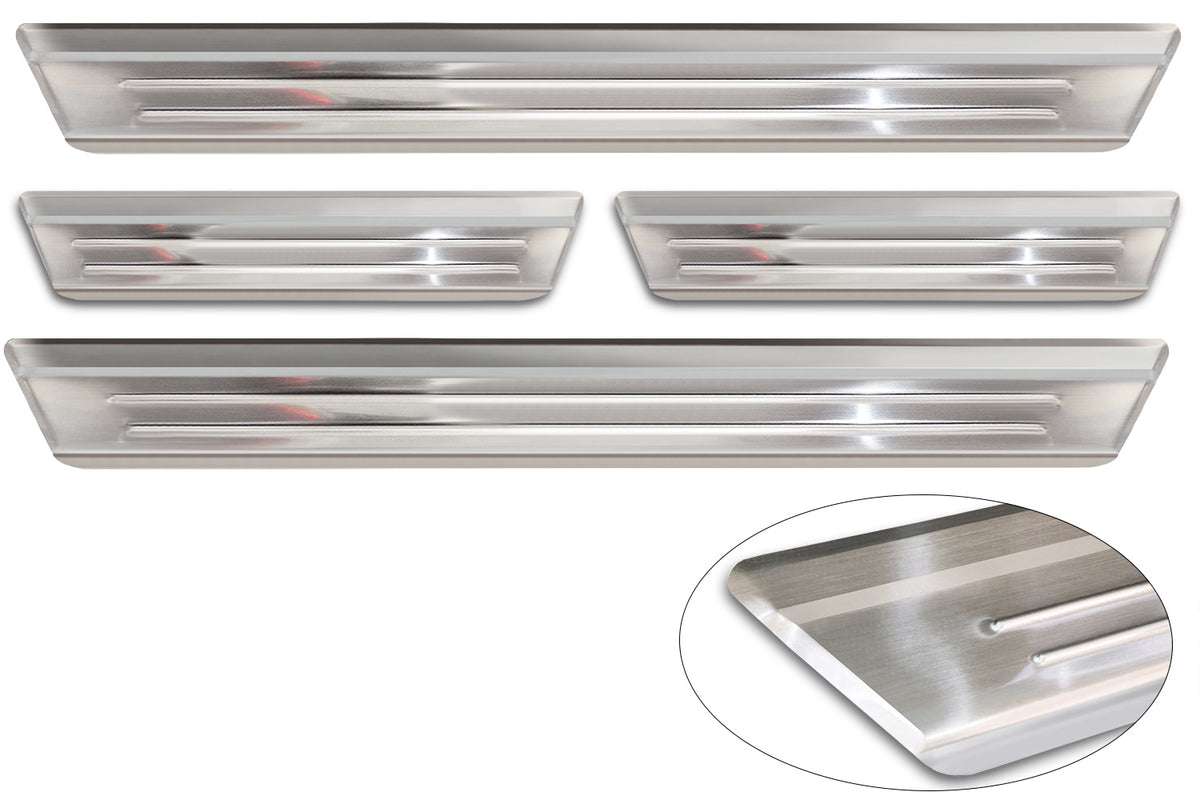 Protector umbral de puertas en relieve MAZDA CX-60 plata satinado