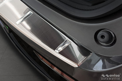 protector de parachoques trasero VOLVO EX 90 plata satinado