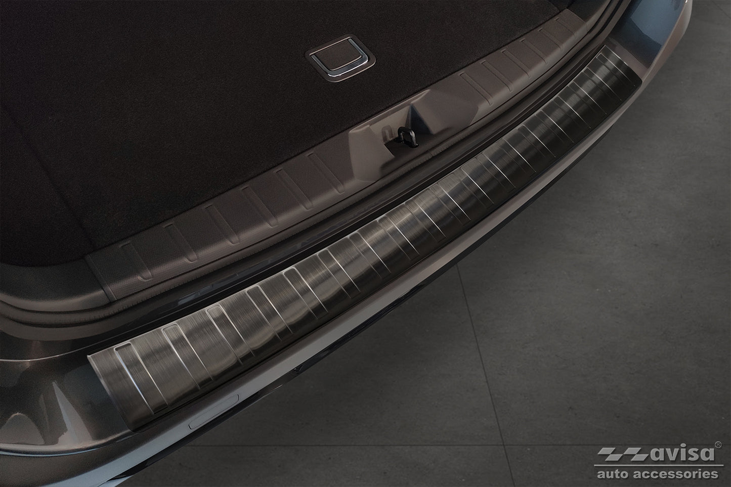 protector de parachoques trasero SUBARU OUTBACK (BT) negro