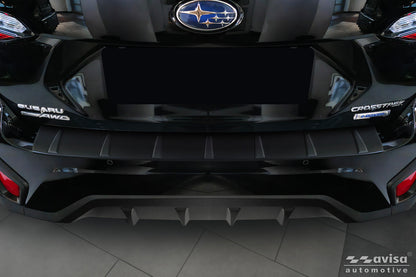 protector de parachoques trasero SUBARU CROSSTREK negro mate