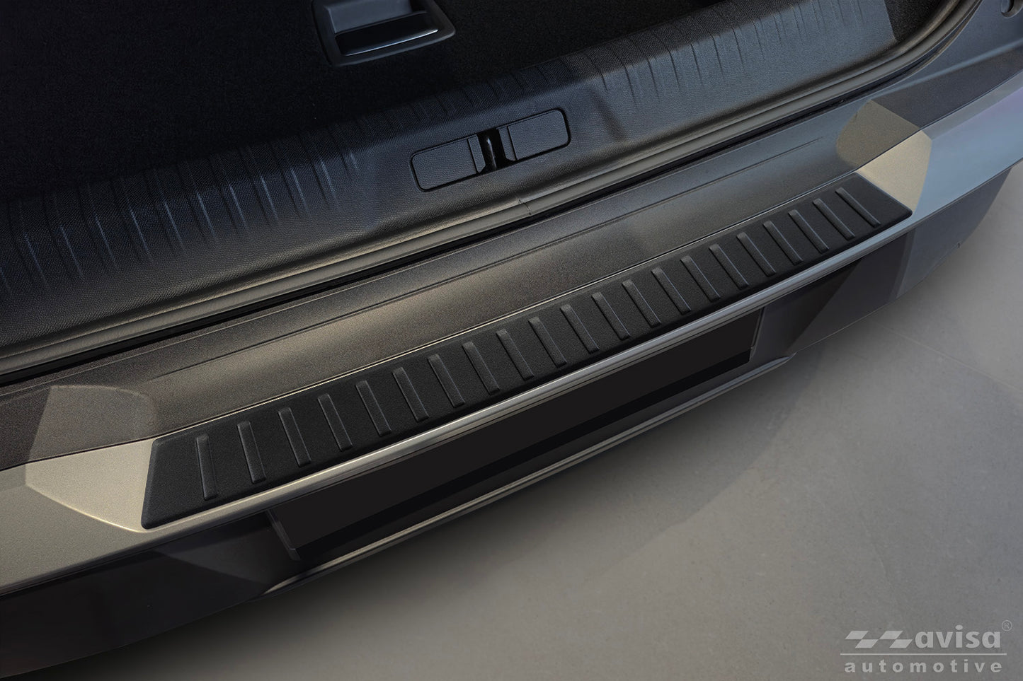 protector de parachoques trasero PEUGEOT 3008 negro mate