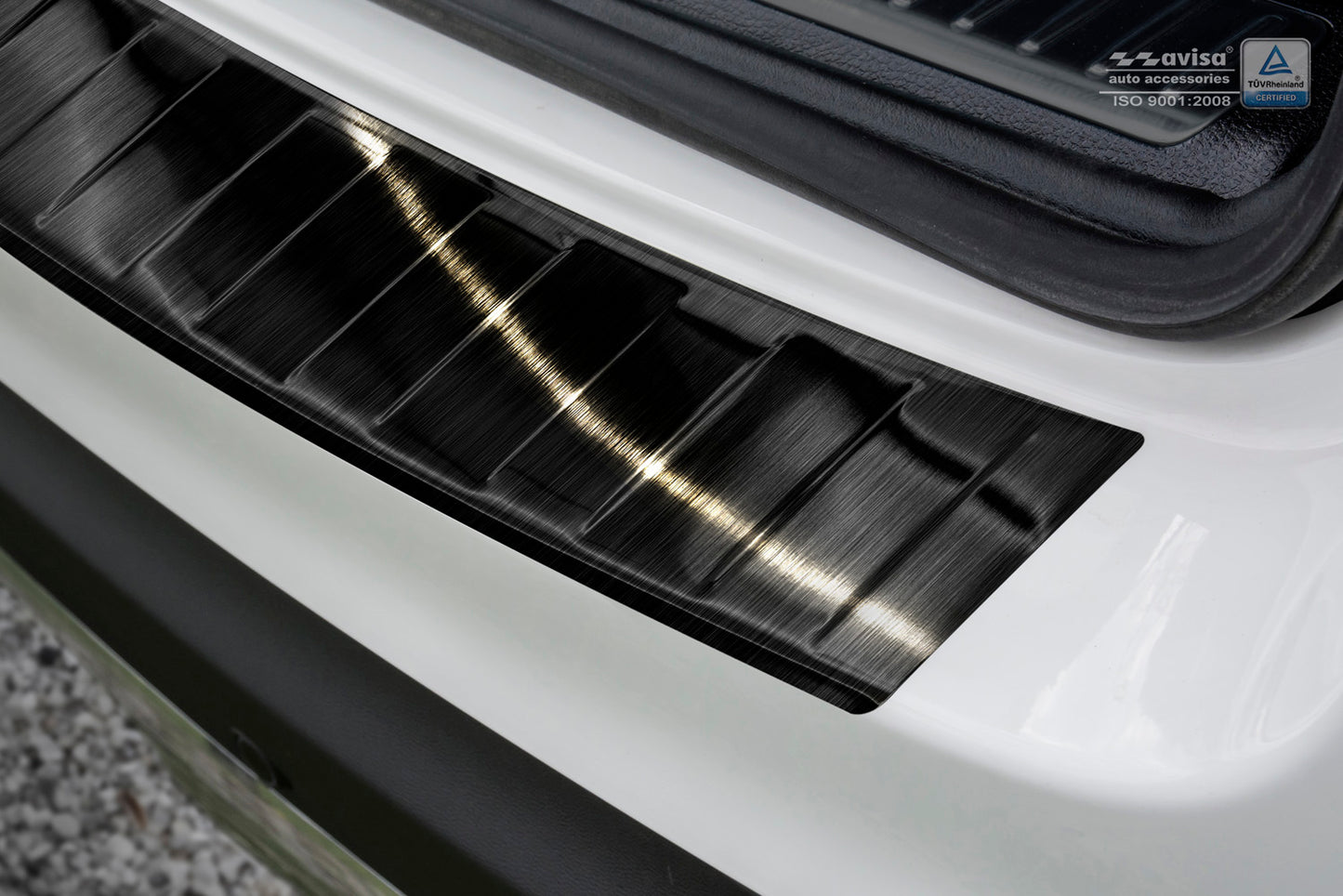 protector de parachoques trasero MERCEDES GLC (X253) negro