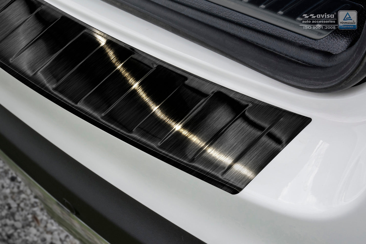 protector de parachoques trasero MERCEDES GLC (X253) negro