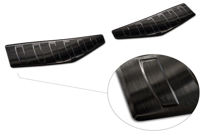 protector de parachoques trasero VW T6 Caravelle negro