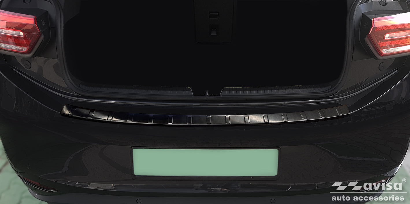 protector de parachoques trasero VW ID.3 hatchback 5D negro