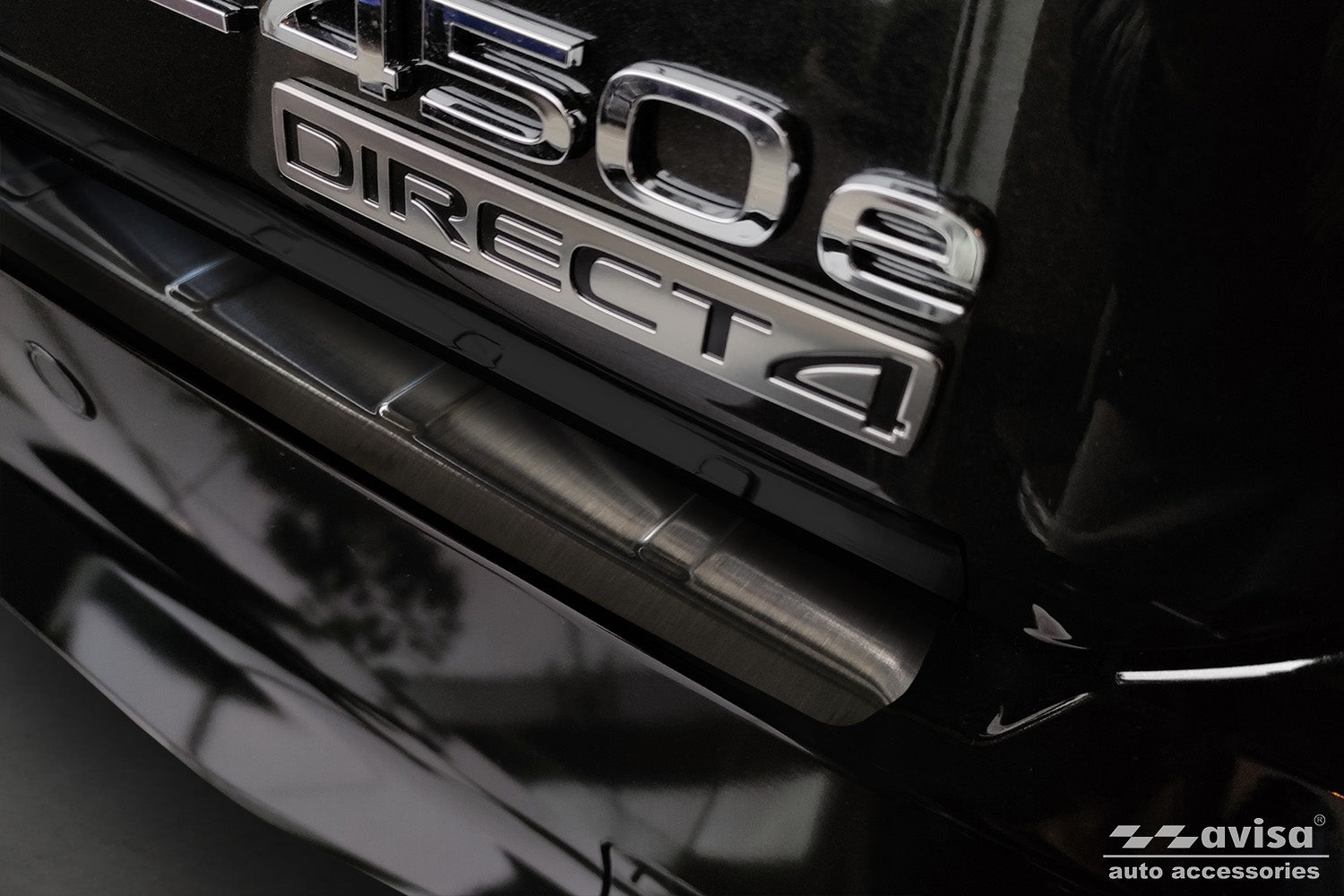 protector de parachoques trasero LEXUS RZ negro