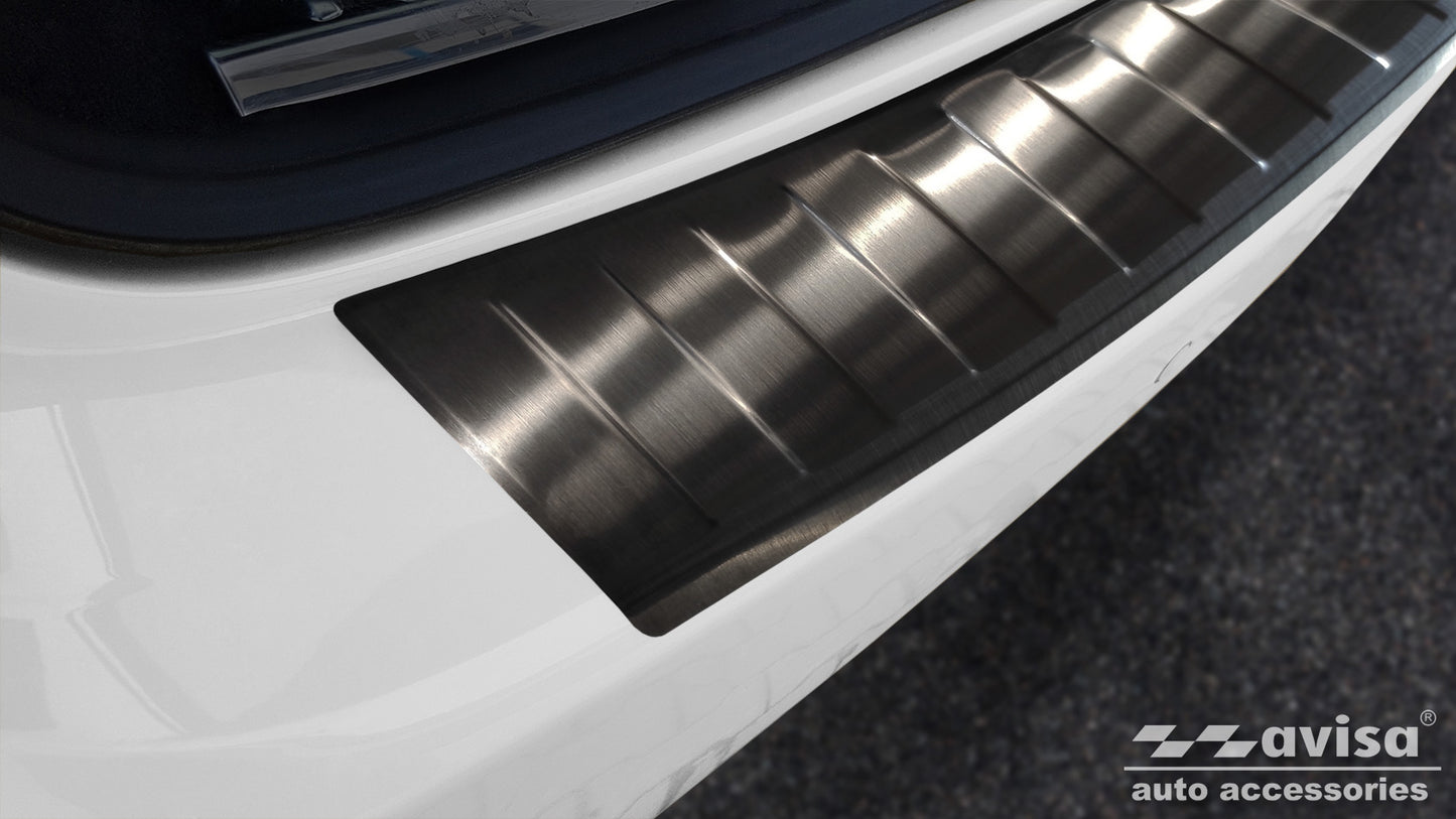protector de parachoques trasero PORSCHE CAYENNE (92A) negro