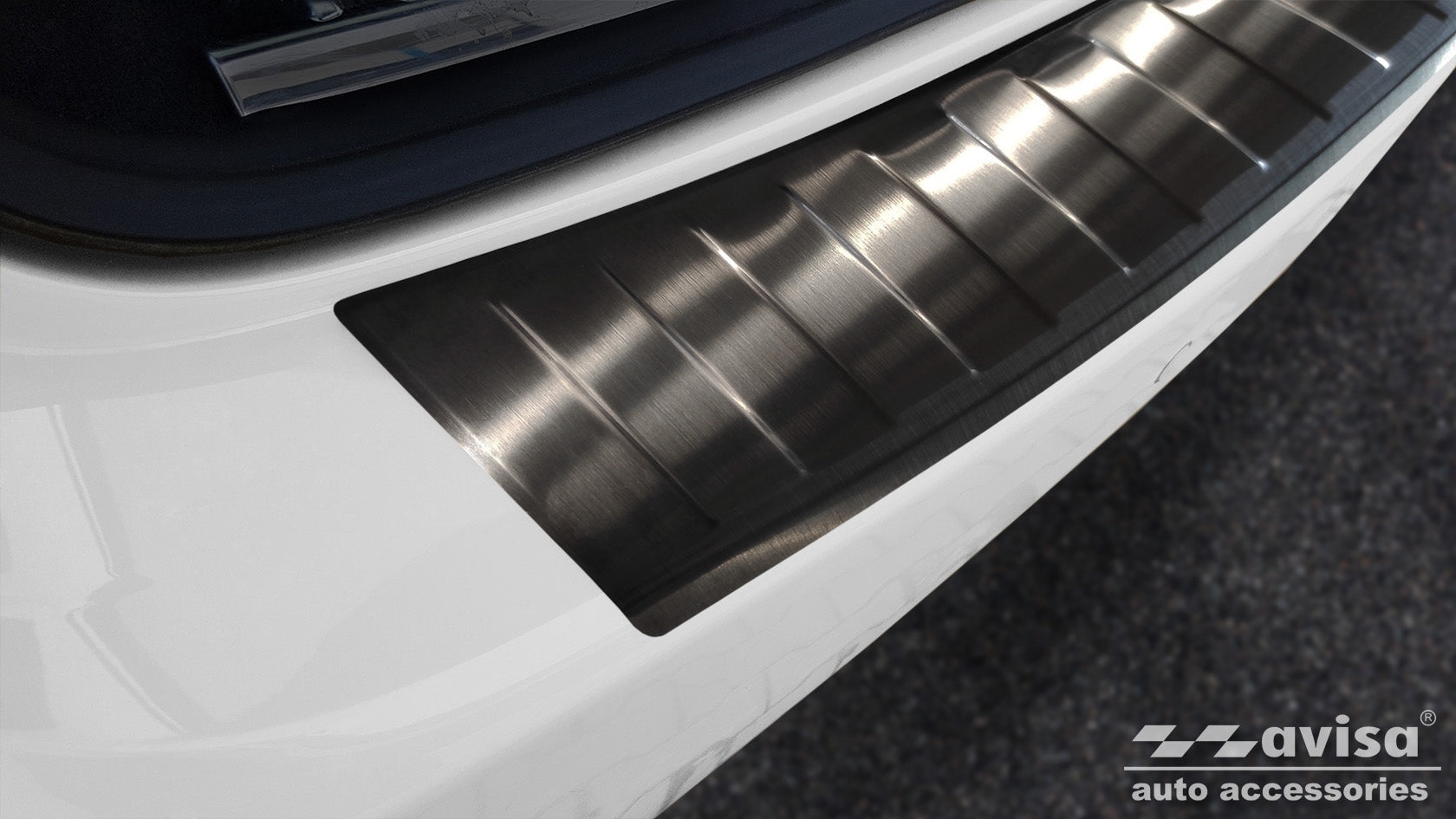 protector de parachoques trasero PORSCHE CAYENNE (92A) negro