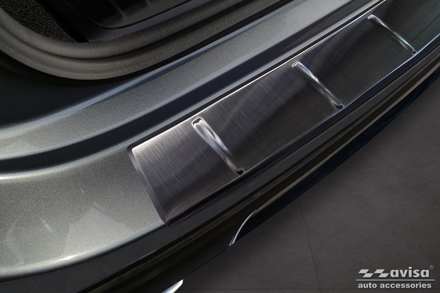 protector de parachoques trasero MERCEDES GLE W167 negro