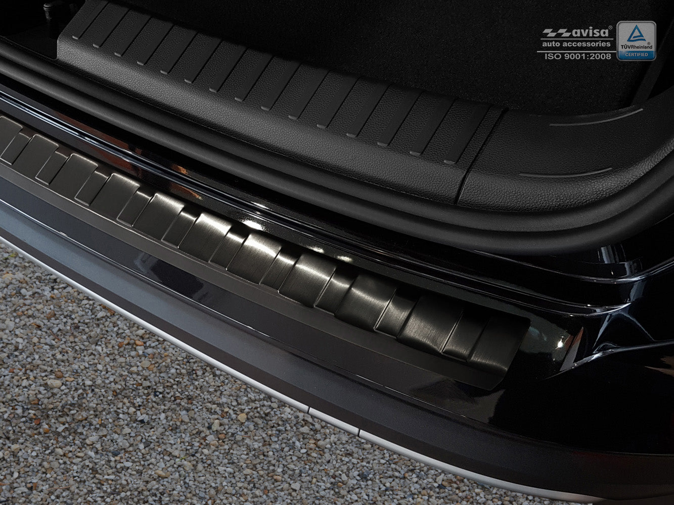protector de parachoques trasero SEAT ATECA 5d crossover negro