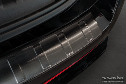 protector de parachoques trasero BMW X1 U11 negro 2022+