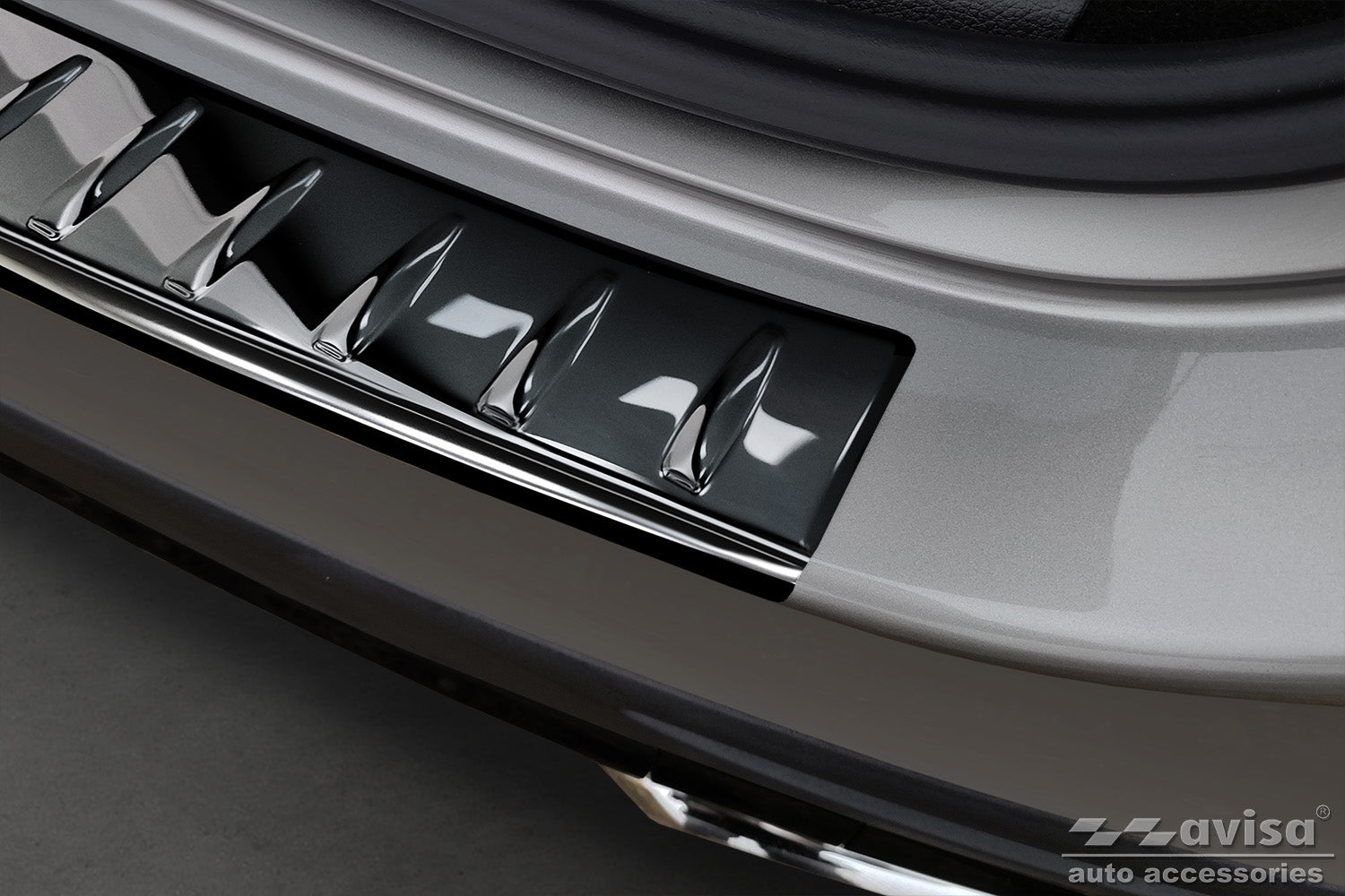 protector de parachoques trasero MERCEDES GLC (X254) negro espejo