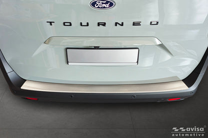 protector de parachoques trasero FORD TOURNEO COURER plata satinado 2023+