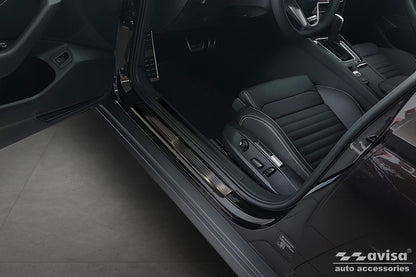 Protector umbral de puertas VW PASSAT B8 negro