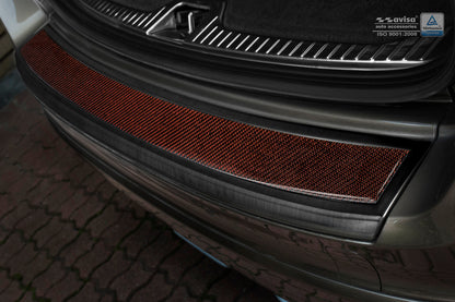 protector de parachoques trasero VOLVO XC60 negro acero, rojo&negro fibra de carbono