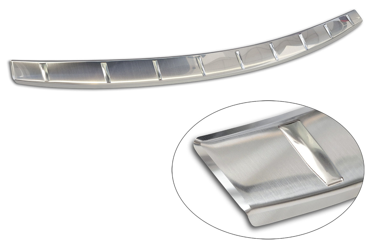 protector de parachoques trasero VOLVO EX 90 plata satinado