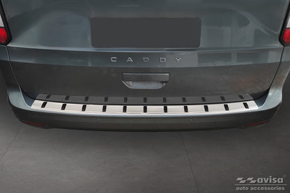 protector de parachoques trasero VW CADDY (SB) plata
