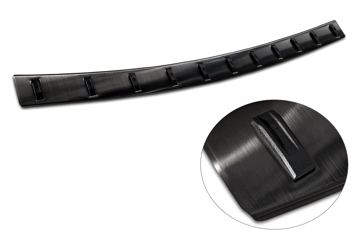 protector de parachoques trasero VW TIGUAN R-Line negro 2015-20