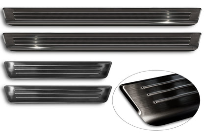 Protector umbral de puertas en relieve VW TIGUAN ALLSPACE negro