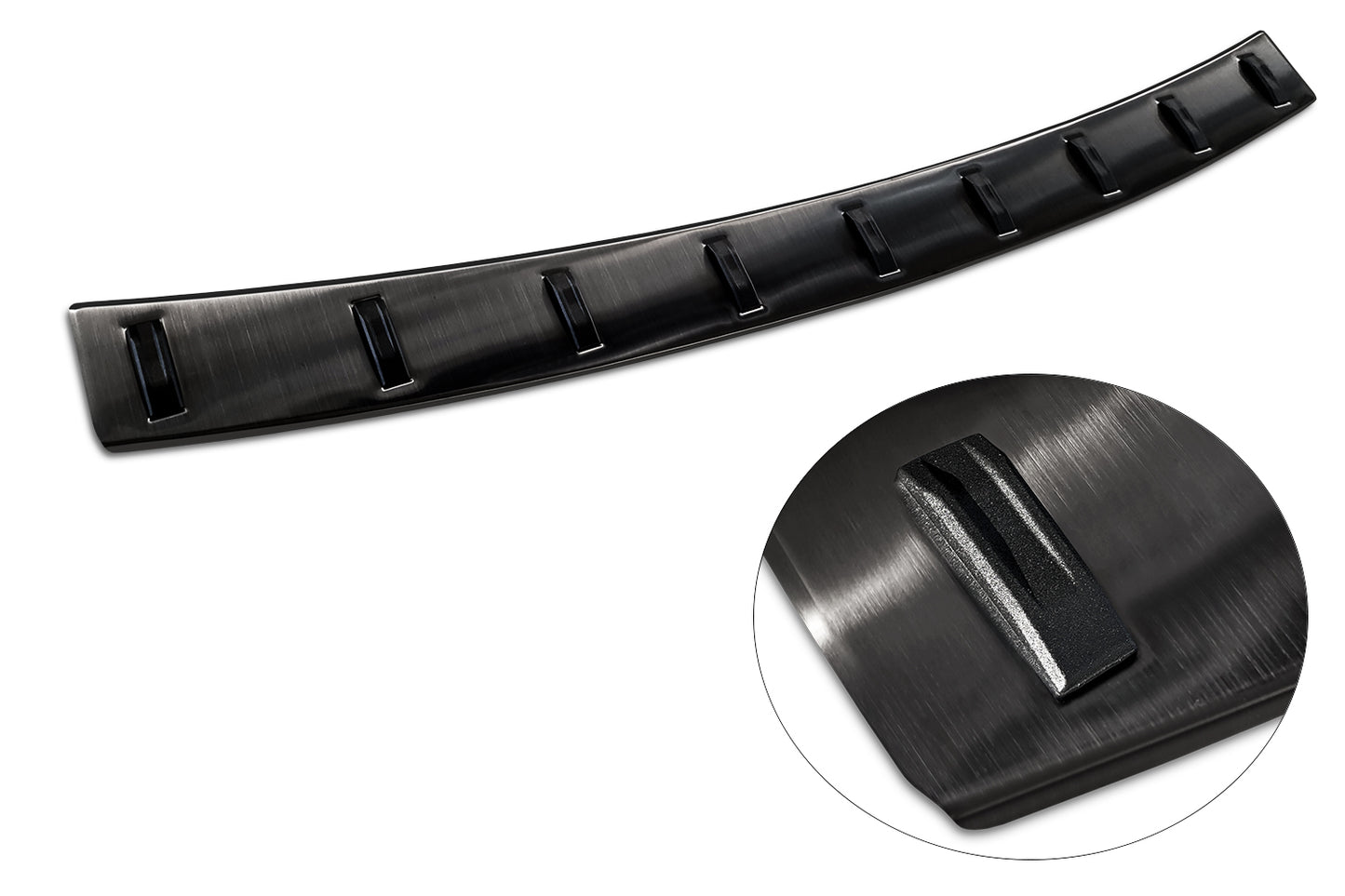 protector de parachoques trasero VW T-Cross negro 2024+