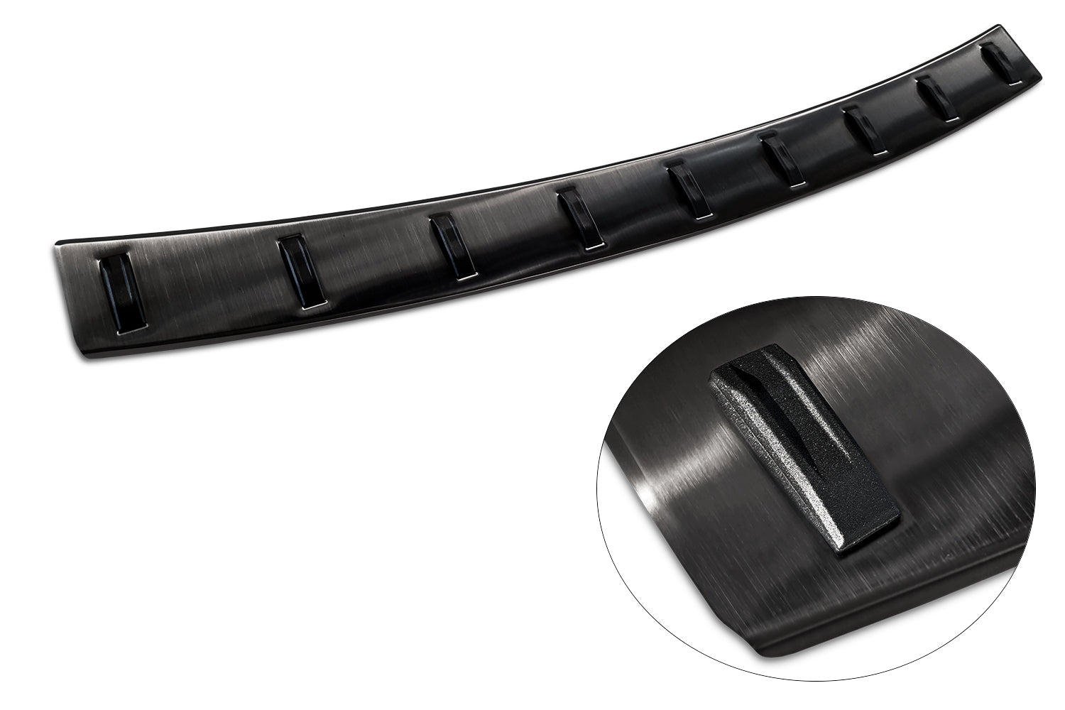 protector de parachoques trasero VW T-Cross negro 2024+
