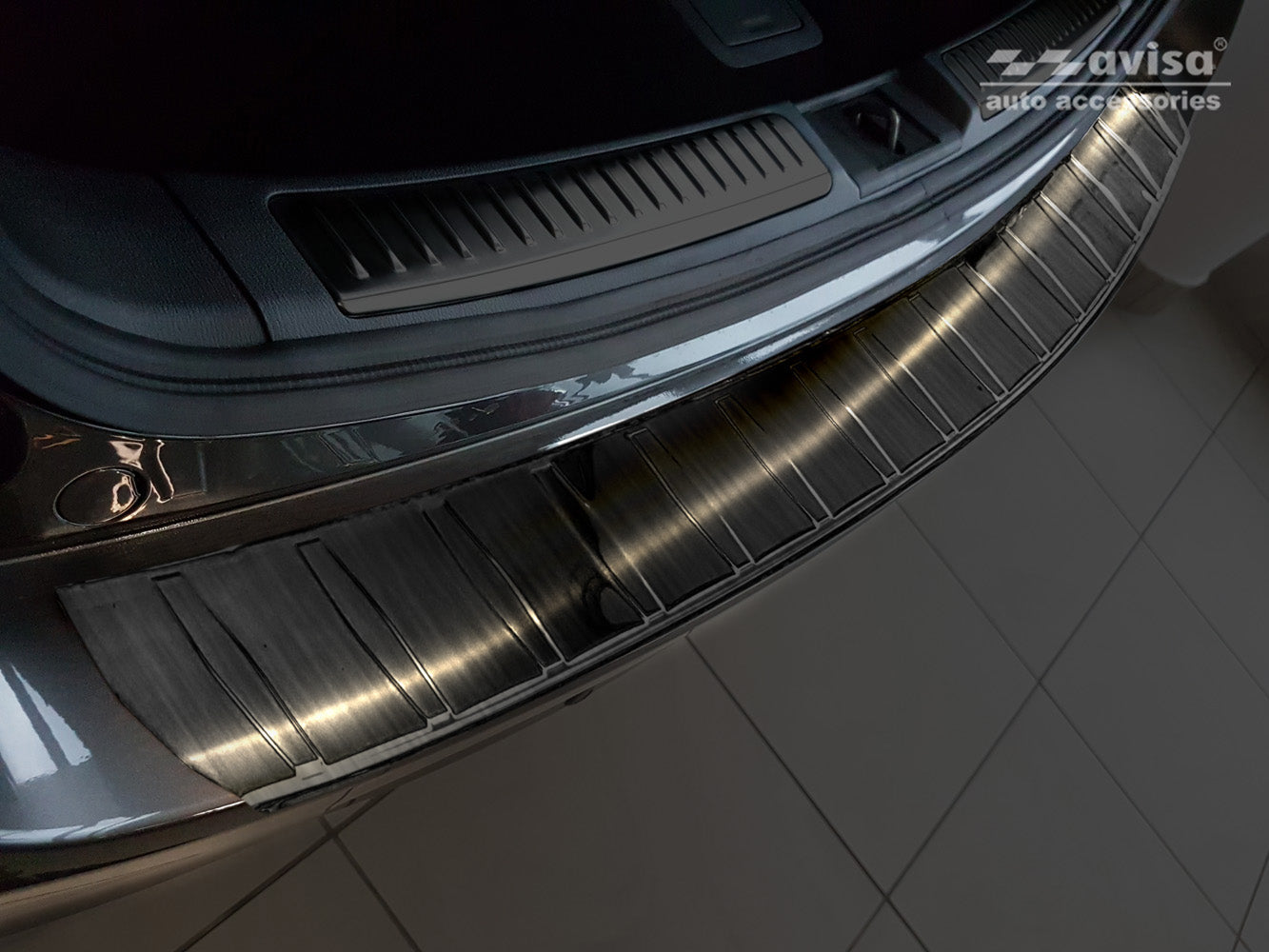 protector de parachoques trasero MAZDA 6 combi negro 2018+