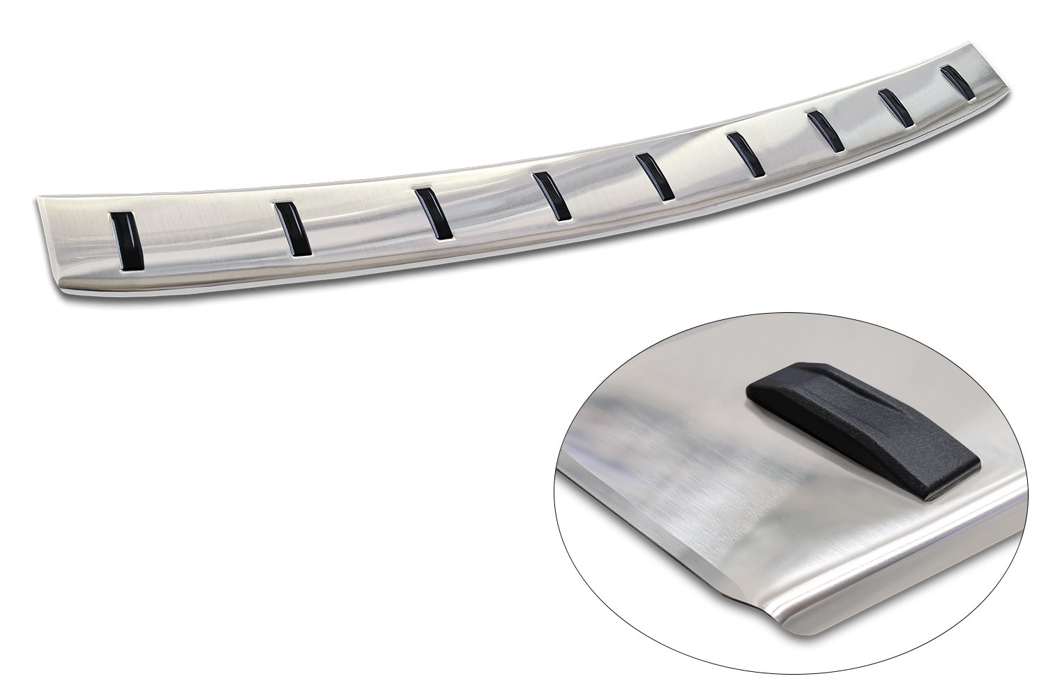 protector de parachoques trasero VW PASSAT B9 VARIANT plata satinado