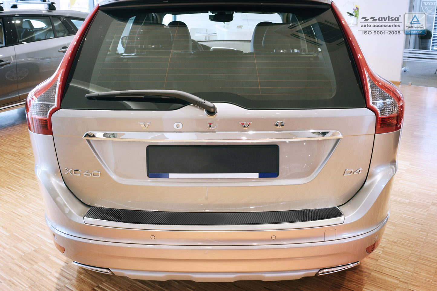 protector de parachoques trasero VOLVO XC60 negro