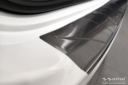 protector de parachoques trasero MERCEDES CLASE C negro acero