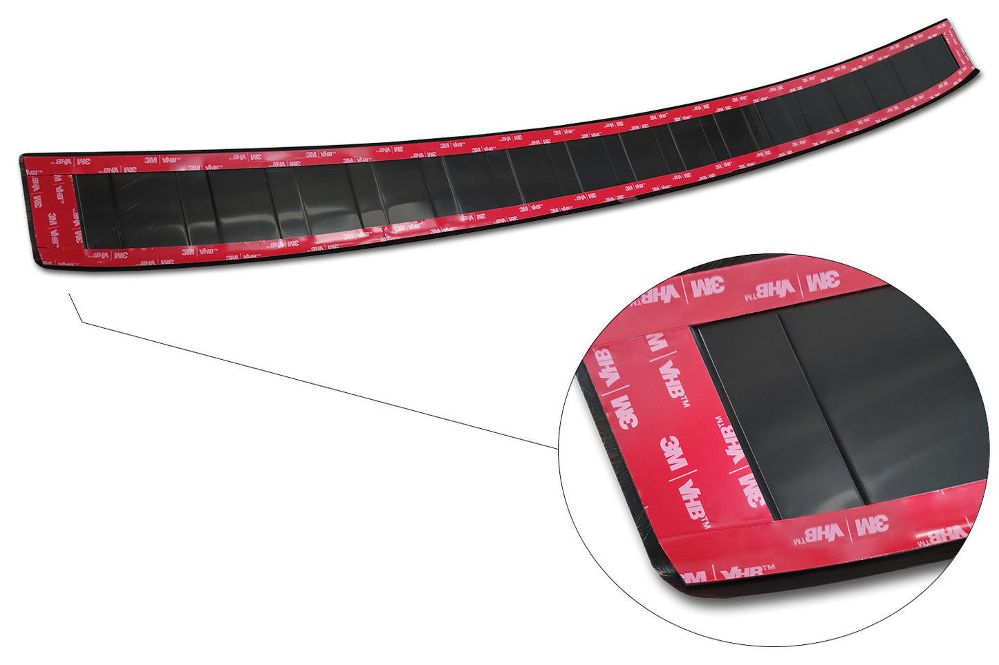 protector de parachoques trasero CITROEN C4 e-C4 crossover negro