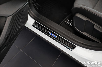 Protector umbral de puertas blue '' HYBRID '' RENAULT RAFALE negro espejo