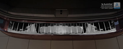protector de parachoques trasero VW PASSAT B8 variant negro espejo