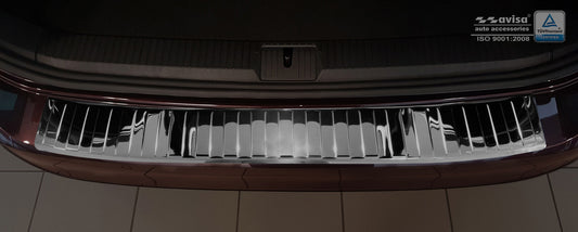 protector de parachoques trasero VW PASSAT B8 variant negro espejo