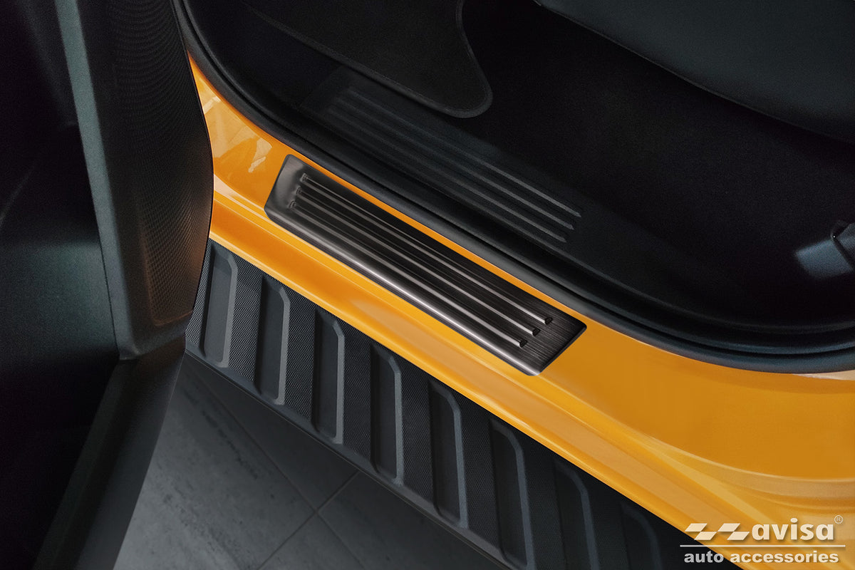 Protector umbral de puertas en relieve VW AMAROK negro