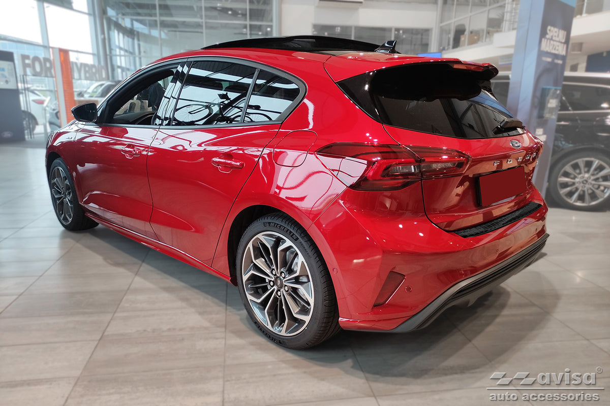 Protector umbral de puertas blue ''HYBRID ' FORD FOCUS hatchback negro espejo