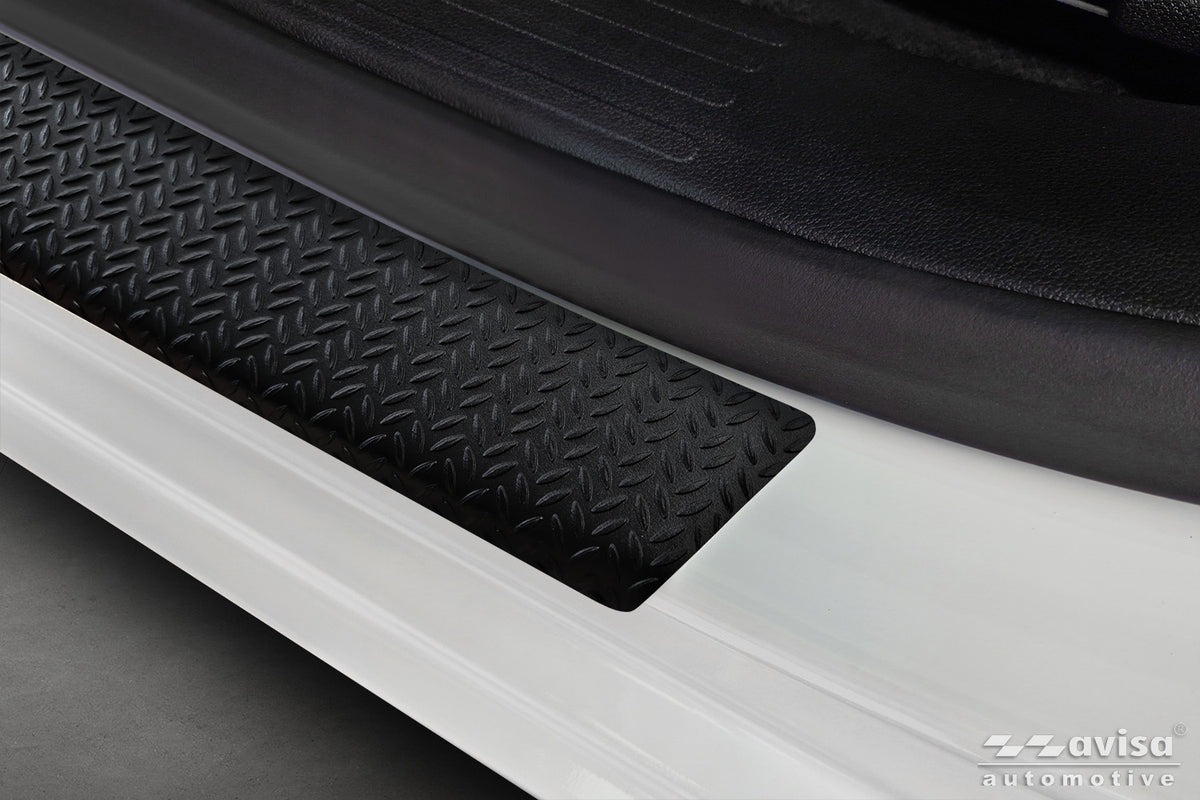 Protector umbral de puertas patrón grano TOYOTA PROACE CITY VERSO negro mate