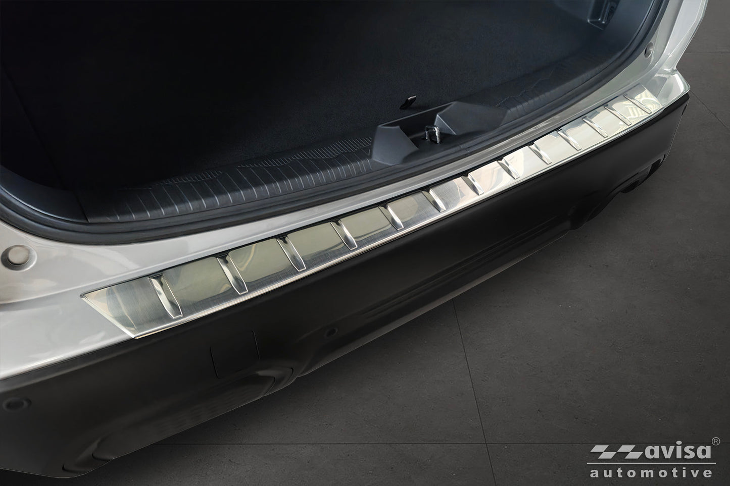 protector de parachoques trasero SUBARU FORESTER plata satinado