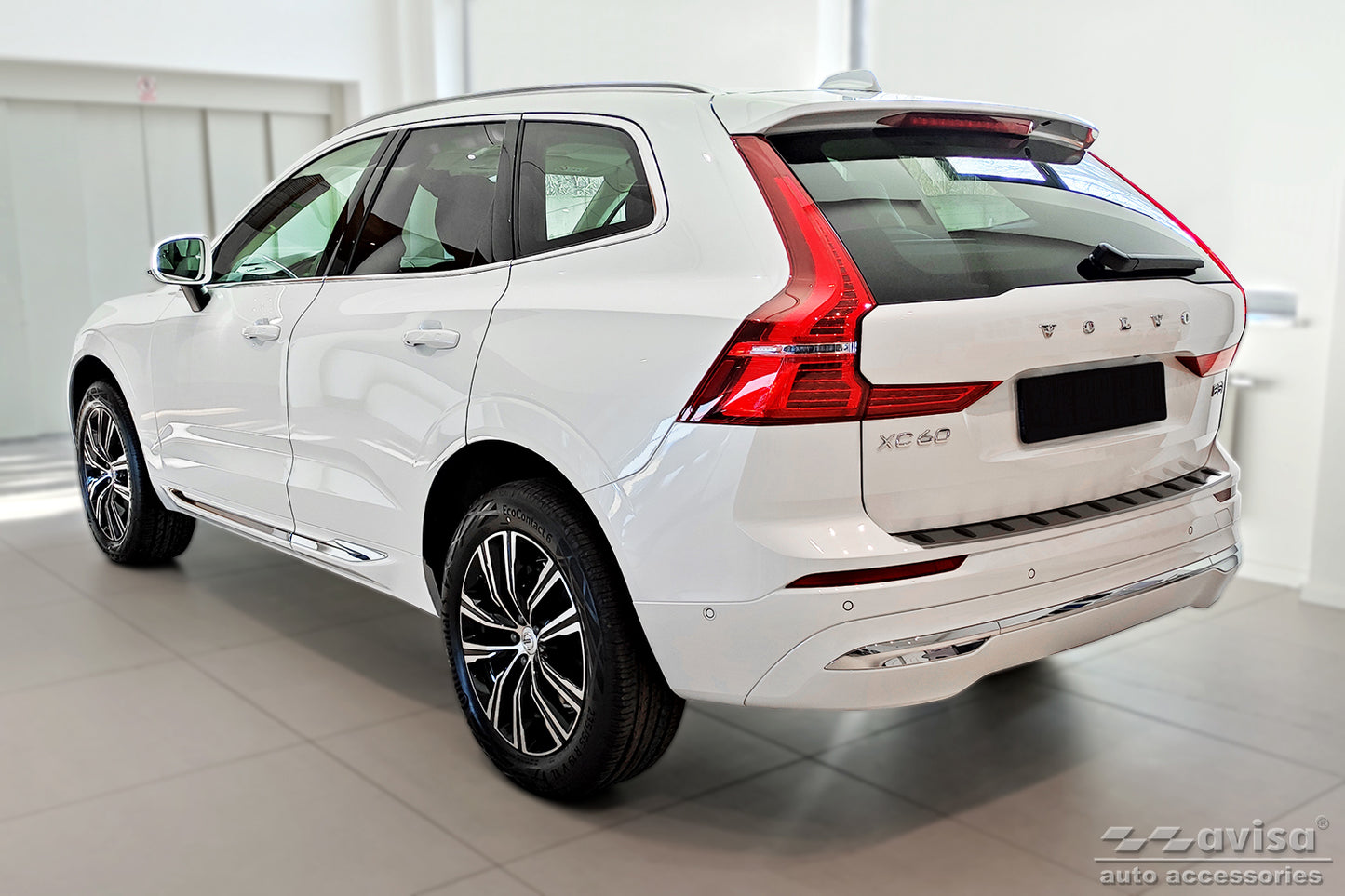protector de parachoques trasero VOLVO XC60 Plug-In negro
