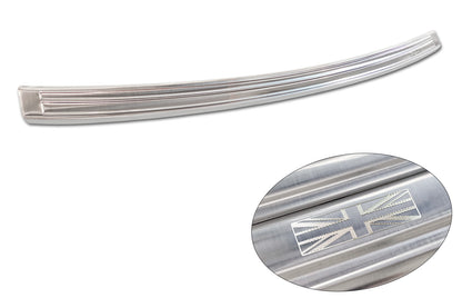 protector de parachoques trasero MG ZS plata satinado 2019-24