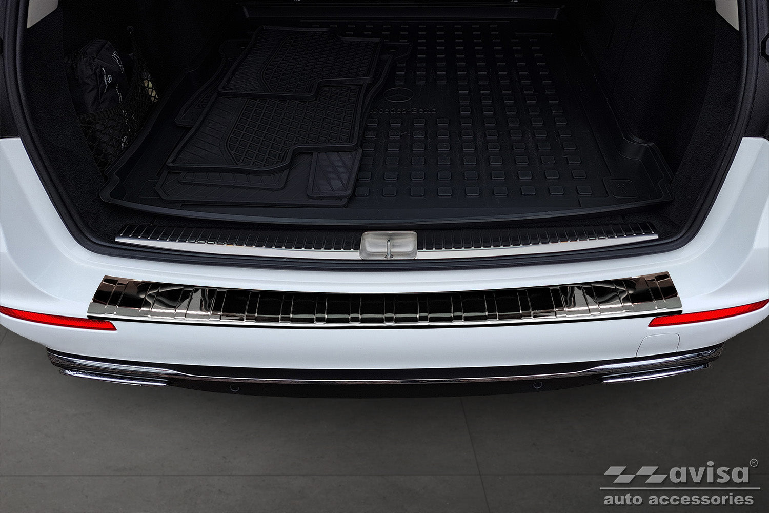 protector de parachoques trasero MERCEDES CLASE E W213 negro espejo