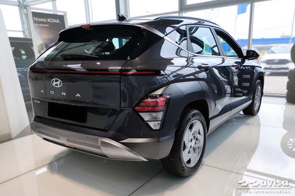 protector de parachoques trasero HYUNDAI KONA negro
