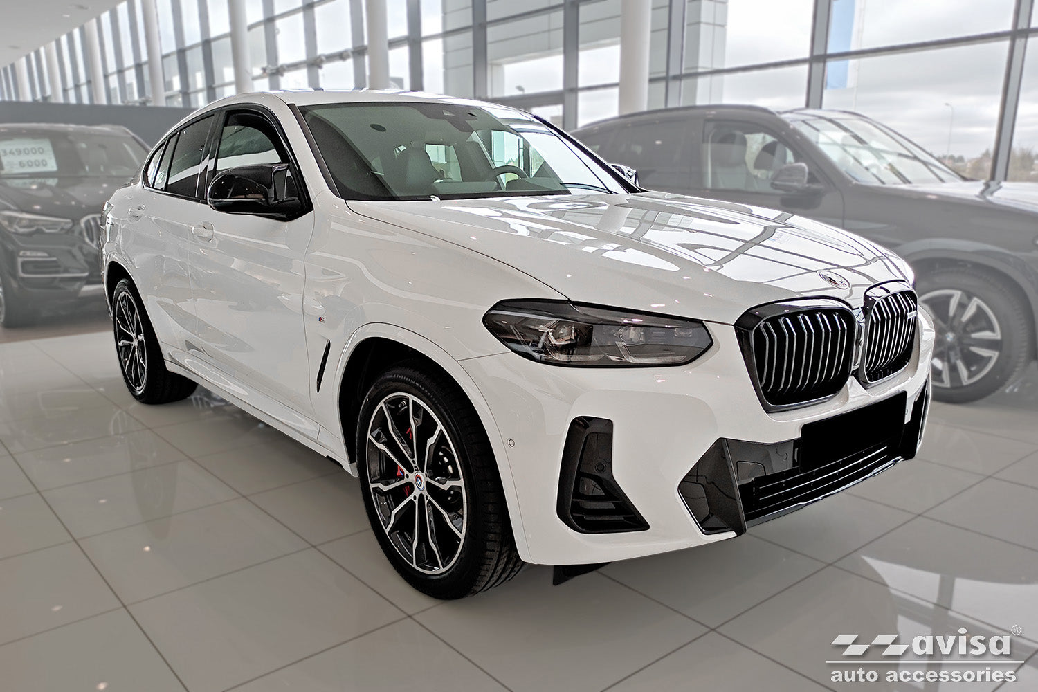 protector de parachoques trasero BMW X4 G02 negro