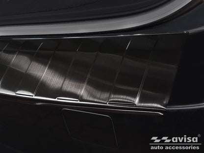 protector de parachoques trasero VOLVO V60 combi negro 2018+