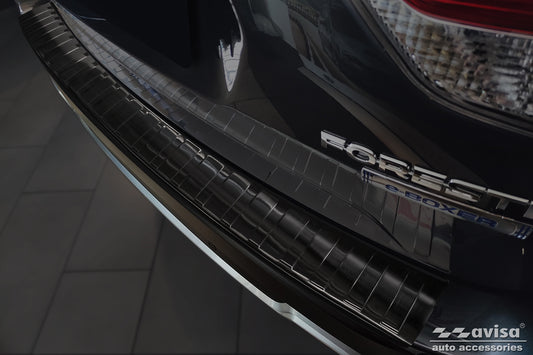 protector de parachoques trasero SUBARU FORESTER suv negro 2018-24