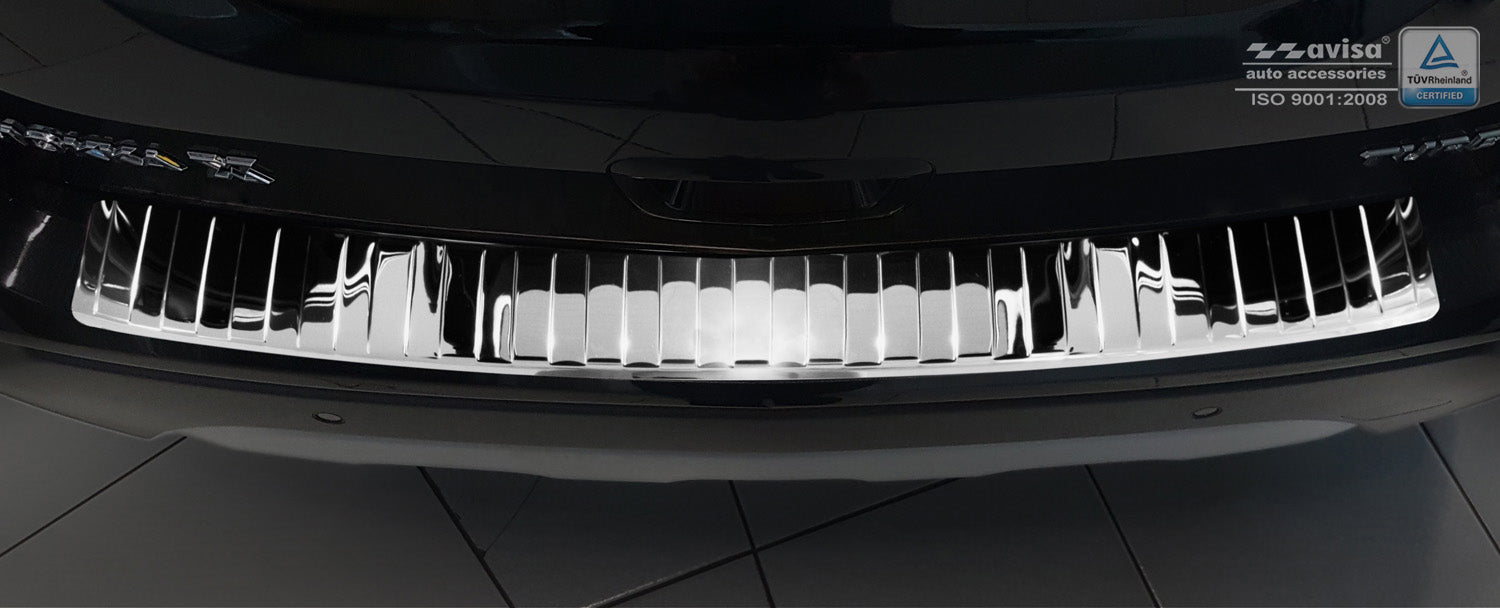 protector de parachoques trasero OPEL MOKKA X plata espejo