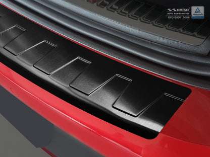 protector de parachoques trasero SEAT LEON (5F) negro 2017-20