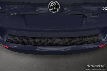 protector de parachoques trasero SKODA OCTAVIA combi 2016-19 aluminio